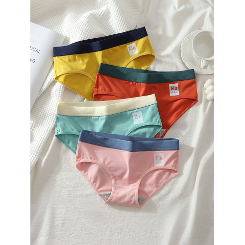 女士內褲純棉胖mm三角2025新款石墨烯抗菌襠運動舒適中腰大碼短褲