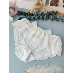 4028小蔥內衣新款貓爪裙邊內褲少女心三角褲可愛牛奶絲胖次二次元