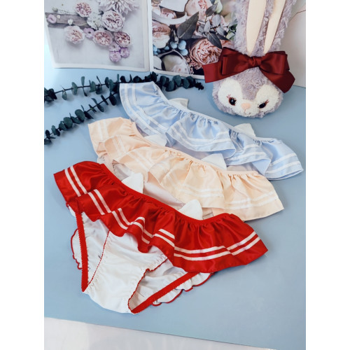 4028小蔥內衣新款貓爪裙邊內褲少女心三角褲可愛牛奶絲胖次二次元 4028小蔥內衣新款貓爪裙邊內褲少女心三角褲可愛牛奶絲胖次二次元