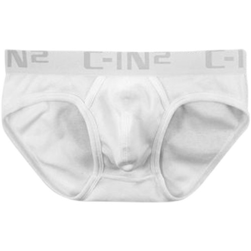 C-IN2男士內褲男純棉性感三角褲中腰全棉透氣純色cin2運動褲頭