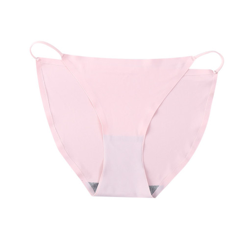 一片式冰絲無痕內褲女低腰性感比基尼舒適抑菌純棉襠一根帶三角褲