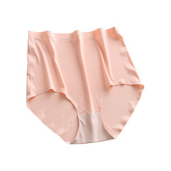 250斤大碼冰絲內褲透氣孔無痕女士內褲胖mm高腰性感三角褲頭200斤