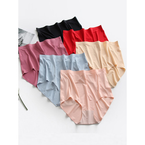 250斤大碼冰絲內褲透氣孔無痕女士內褲胖mm高腰性感三角褲頭200斤 250斤大碼冰絲內褲透氣孔無痕女士內褲胖mm高腰性感三角褲頭200斤