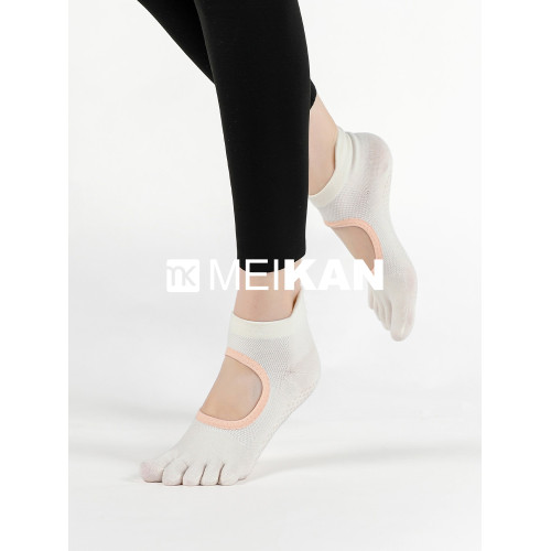 MEIKAN瑜珈襪子抗菌防滑專業女室內健身訓練分趾五指普拉提襪瑜珈 MEIKAN瑜珈襪子抗菌防滑專業女室內健身訓練分趾五指普拉提襪瑜珈