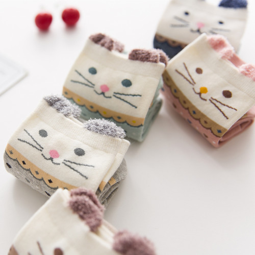 襪子女中筒襪韓版純棉秋冬運動日系卡通長襪子網紅街頭可愛ins潮 襪子女中筒襪韓版純棉秋冬運動日系卡通長襪子網紅街頭可愛ins潮