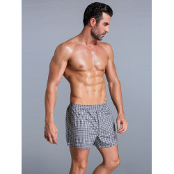 三條裝阿羅褲男士純棉寬松加大碼平四角內褲舒適透氣潮居家短睡褲