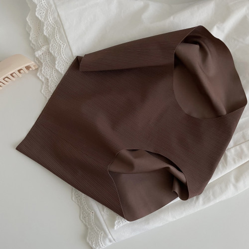 健身瑜珈7A抗菌薄款冰絲無痕內褲女中高腰防夾P蜜桃臀設計三角褲 健身瑜珈7A抗菌薄款冰絲無痕內褲女中高腰防夾P蜜桃臀設計三角褲