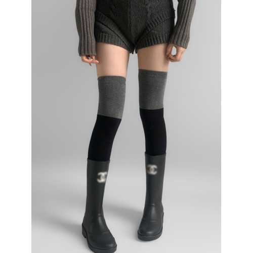 夜間教習室加長過膝襪女春秋顯瘦灰色長筒襪子日系學院風jk大腿襪 夜間教習室加長過膝襪女春秋顯瘦灰色長筒襪子日系學院風jk大腿襪