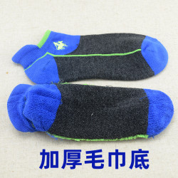 嘉德利保羅polo男襪子純棉短襪加絨加厚毛巾襪船襪毛圈彩色運動襪