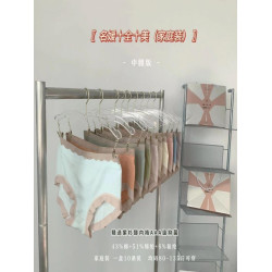 名媛十全十美抗菌內褲中高腰純棉少女士無痕全棉夏季薄款三角短褲