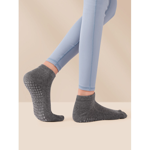 秋冬瑜珈襪子防滑專業女五指普拉提襪套室內分趾訓練專用瑜珈短襪 秋冬瑜珈襪子防滑專業女五指普拉提襪套室內分趾訓練專用瑜珈短襪