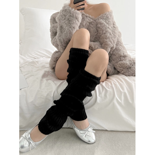 y2k堆堆襪套加長過膝長筒襪女秋冬加厚保暖小腿襪配鯊魚褲雪地靴 y2k堆堆襪套加長過膝長筒襪女秋冬加厚保暖小腿襪配鯊魚褲雪地靴