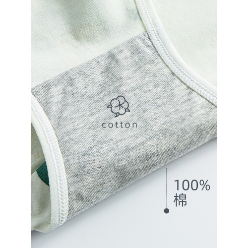 內褲女士純棉抗菌高腰收腹100%全棉襠提臀2024新款三角褲女生短褲