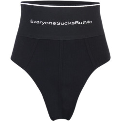 Ins新款字母印花高腰顯瘦休閒運動內褲女百搭時尚健身瑜珈三角褲