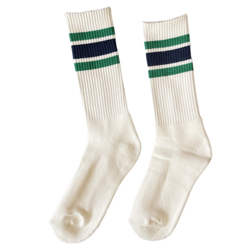 2雙 潮ins男女襪子純棉透氣男士中筒襪秋冬加厚毛巾底白色運動襪 2雙 潮ins男女襪子純棉透氣男士中筒襪秋冬加厚毛巾底白色運動襪