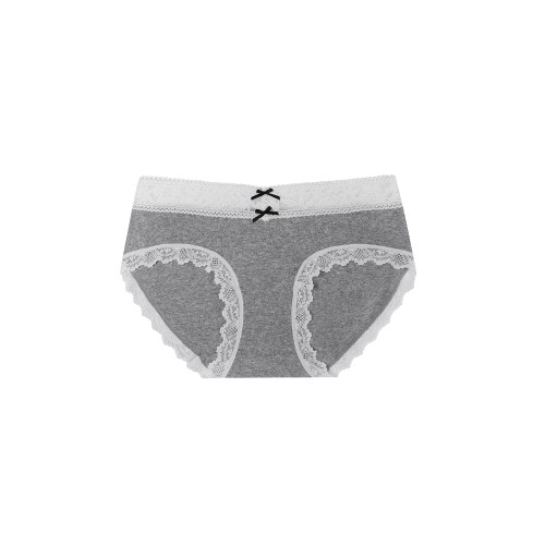 馨幫幫Bra 蕾絲邊蝴蝶結拼接內褲女抑菌純棉加長襠透氣親膚三角褲 馨幫幫Bra 蕾絲邊蝴蝶結拼接內褲女抑菌純棉加長襠透氣親膚三角褲