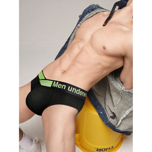 2條裝男士內褲V型腰帶三角褲低腰莫代爾舒適簡約純色男生底褲 2條裝男士內褲V型腰帶三角褲低腰莫代爾舒適簡約純色男生底褲