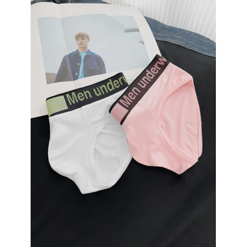 2條裝男士內褲V型腰帶三角褲低腰莫代爾舒適簡約純色男生底褲 2條裝男士內褲V型腰帶三角褲低腰莫代爾舒適簡約純色男生底褲