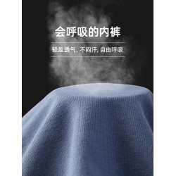 4條內褲南極人男士純棉內褲抗菌大碼禮盒裝平角全棉純色透氣短褲