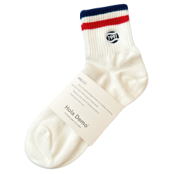 襪子男士中筒襪純棉透氣男短筒襪潮ins高品質防臭白色運動襪男生