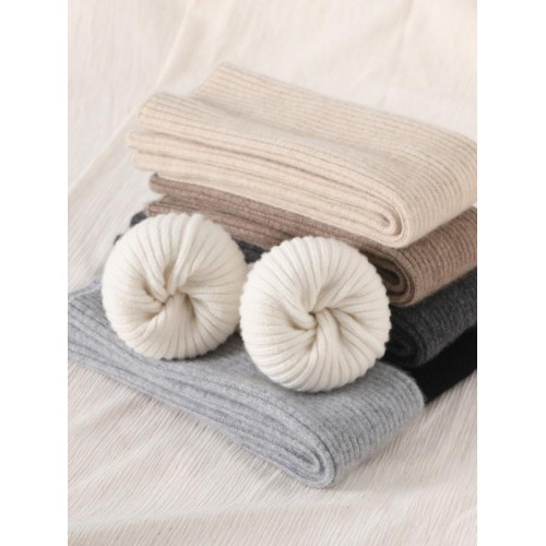 暖冬拍檔~100%純山羊絨襪套保暖過膝長筒襪針織堆堆襪護小腿腳腕 暖冬拍檔~100%純山羊絨襪套保暖過膝長筒襪針織堆堆襪護小腿腳腕