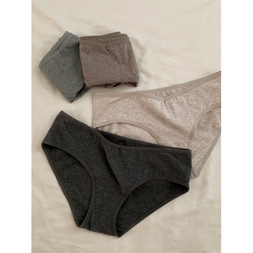 極簡美拉德~女生透氣內褲女全棉中腰2025新款爆款女士純棉三角褲 極簡美拉德~女生透氣內褲女全棉中腰2025新款爆款女士純棉三角褲