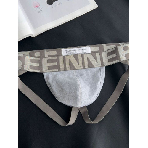 2條純棉丁字褲男士雙丁內褲純白色男生U凸囊袋性感空三角短褲頭 2條純棉丁字褲男士雙丁內褲純白色男生U凸囊袋性感空三角短褲頭