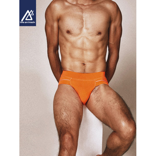 跑步運動內褲男低腰性感防磨腿跑步訓練三角褲高彈速乾透氣短褲