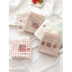 內褲女純棉襠少女初高中學生全棉抗菌襠中腰日系可愛甜美三角短褲