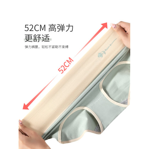 俞兆林高腰內褲女士純棉全棉抗菌襠夏季薄款收腹收小肚子大碼短褲 俞兆林高腰內褲女士純棉全棉抗菌襠夏季薄款收腹收小肚子大碼短褲