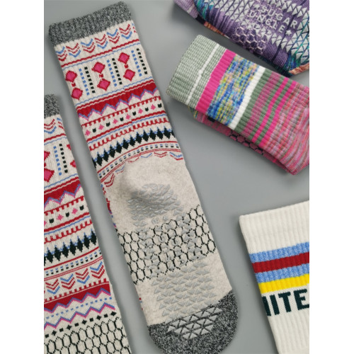 Sugaruncle專業全棉膠點防滑襪瑜珈襪舞蹈普拉提跳操健身運動中襪 Sugaruncle專業全棉膠點防滑襪瑜珈襪舞蹈普拉提跳操健身運動中襪