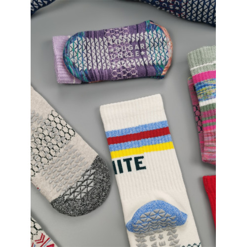 Sugaruncle專業全棉膠點防滑襪瑜珈襪舞蹈普拉提跳操健身運動中襪 Sugaruncle專業全棉膠點防滑襪瑜珈襪舞蹈普拉提跳操健身運動中襪