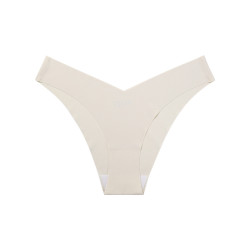 Byu run 無痕冰絲運動內褲女性感低腰一片式透氣速乾瑜珈丁字褲