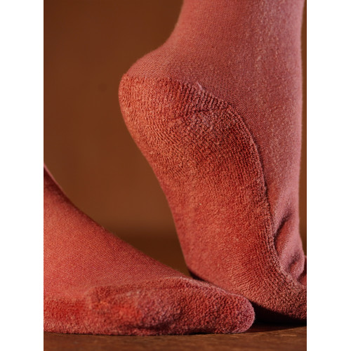 山下的家 暖腳地板襪 植物染毛巾面瑜珈襪子保暖吸汗秋冬男女通用