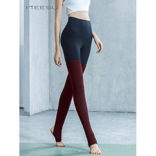 美愫瑜珈保暖襪套過膝中筒防滑女專業襪子長筒秋冬季室內普拉提襪 美愫瑜珈保暖襪套過膝中筒防滑女專業襪子長筒秋冬季室內普拉提襪