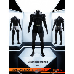 Monster Guardians運動內褲男透氣彈力平角褲跑步訓練健身四角褲