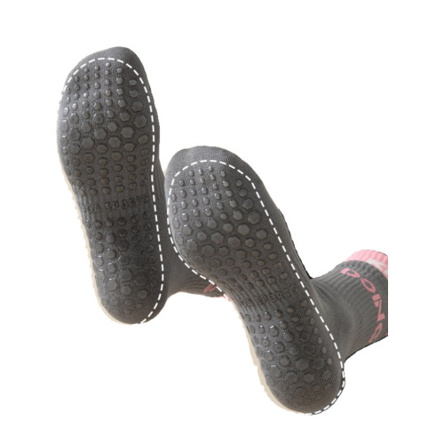 IuIu yogo跑步運動襪女健身瑜珈襪防滑長筒雙羅口普拉提中筒襪子