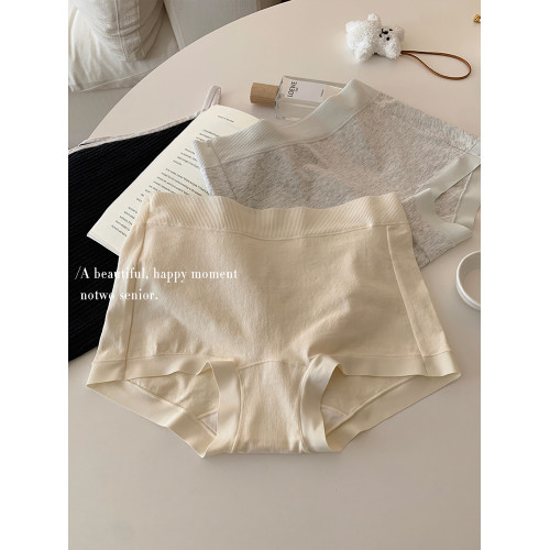 簡約純色內褲女中腰純棉抑菌7A加長襠包臀無痕不夾臀女生平角褲夏 簡約純色內褲女中腰純棉抑菌7A加長襠包臀無痕不夾臀女生平角褲夏