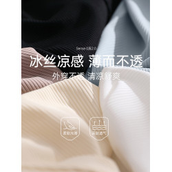 貓人安全褲女2025新款寬松不卷邊無痕夏季冰絲防走光打底居家短褲