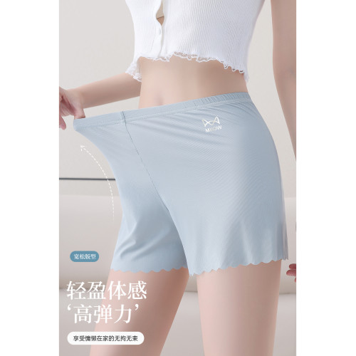 貓人安全褲女2025新款寬松不卷邊無痕夏季冰絲防走光打底居家短褲 貓人安全褲女2025新款寬松不卷邊無痕夏季冰絲防走光打底居家短褲