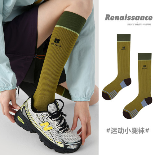 Renaissance壓縮女襪公路車騎行襪跑步運動健身跳繩小腿壓力襪子 Renaissance壓縮女襪公路車騎行襪跑步運動健身跳繩小腿壓力襪子