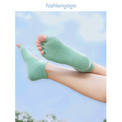 凡聖瑜珈防滑露趾五指襪瑜珈襪透氣室內地板襪運動健身襪子FW004