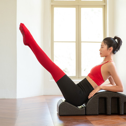 過膝長筒襪防下滑瑜珈襪子防滑專業女秋冬普拉提長款襪運動襪護腿 過膝長筒襪防下滑瑜珈襪子防滑專業女秋冬普拉提長款襪運動襪護腿