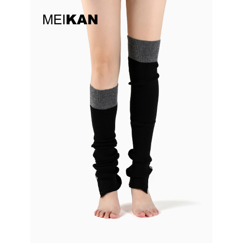 MEIKAN 瑜珈襪套過膝長筒襪女加長堆堆襪護腿護膝保暖襪長款腿套 MEIKAN 瑜珈襪套過膝長筒襪女加長堆堆襪護腿護膝保暖襪長款腿套