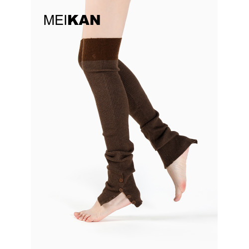 MEIKAN 瑜珈襪套過膝長筒襪女加長堆堆襪護腿護膝保暖襪長款腿套 MEIKAN 瑜珈襪套過膝長筒襪女加長堆堆襪護腿護膝保暖襪長款腿套