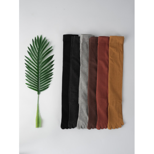 長筒過膝小腿純棉五指襪男女腳趾襪灰色免綁腿禪系僧襪分趾棉襪子 長筒過膝小腿純棉五指襪男女腳趾襪灰色免綁腿禪系僧襪分趾棉襪子