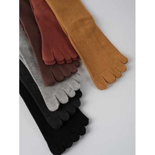 長筒過膝小腿純棉五指襪男女腳趾襪灰色免綁腿禪系僧襪分趾棉襪子 長筒過膝小腿純棉五指襪男女腳趾襪灰色免綁腿禪系僧襪分趾棉襪子