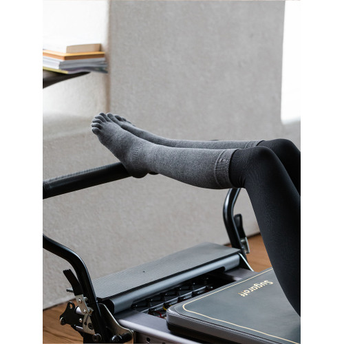 Sugaroff普拉提瑜珈襪長筒襪高筒防滑五指襪子女保暖室內健身襪套 Sugaroff普拉提瑜珈襪長筒襪高筒防滑五指襪子女保暖室內健身襪套