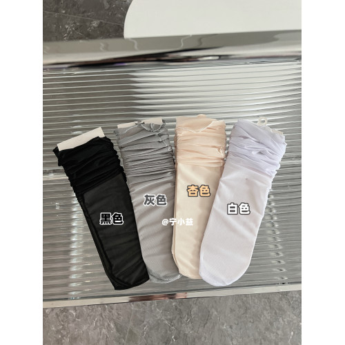 甯小益純色網紗長筒襪子女夏季超薄款小腿襪白色中筒襪黑色堆堆襪 甯小益純色網紗長筒襪子女夏季超薄款小腿襪白色中筒襪黑色堆堆襪