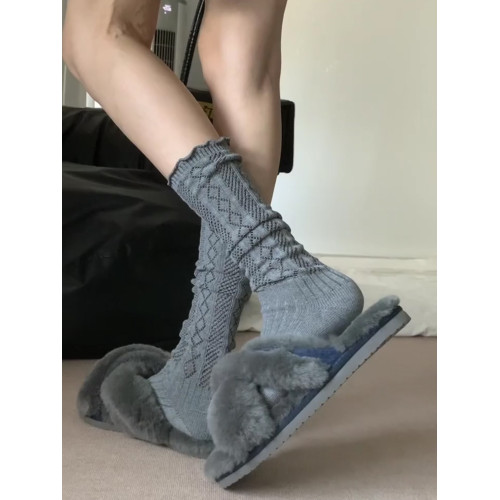 誰還沒買啊~我真的太愛了!菱格針織襪子太復古了吧!百搭高級感 誰還沒買啊~我真的太愛了!菱格針織襪子太復古了吧!百搭高級感